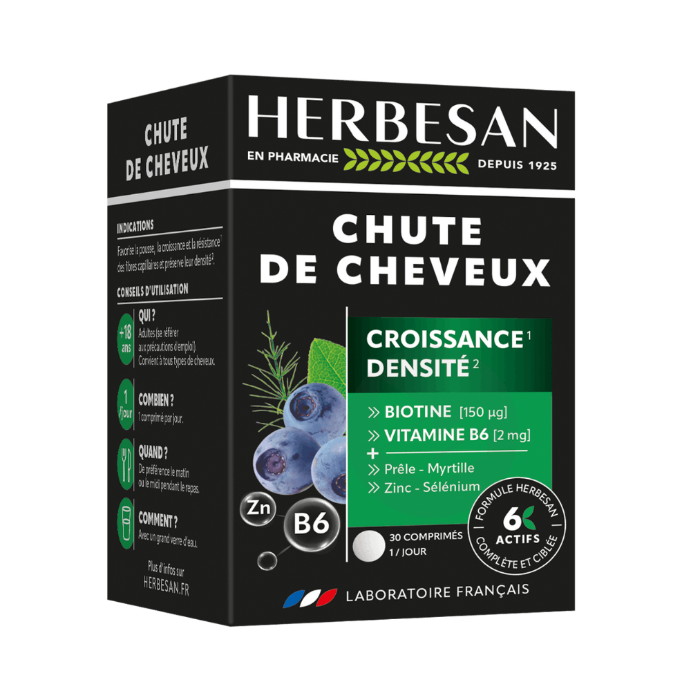 Chute de Cheveux 30 comprimés