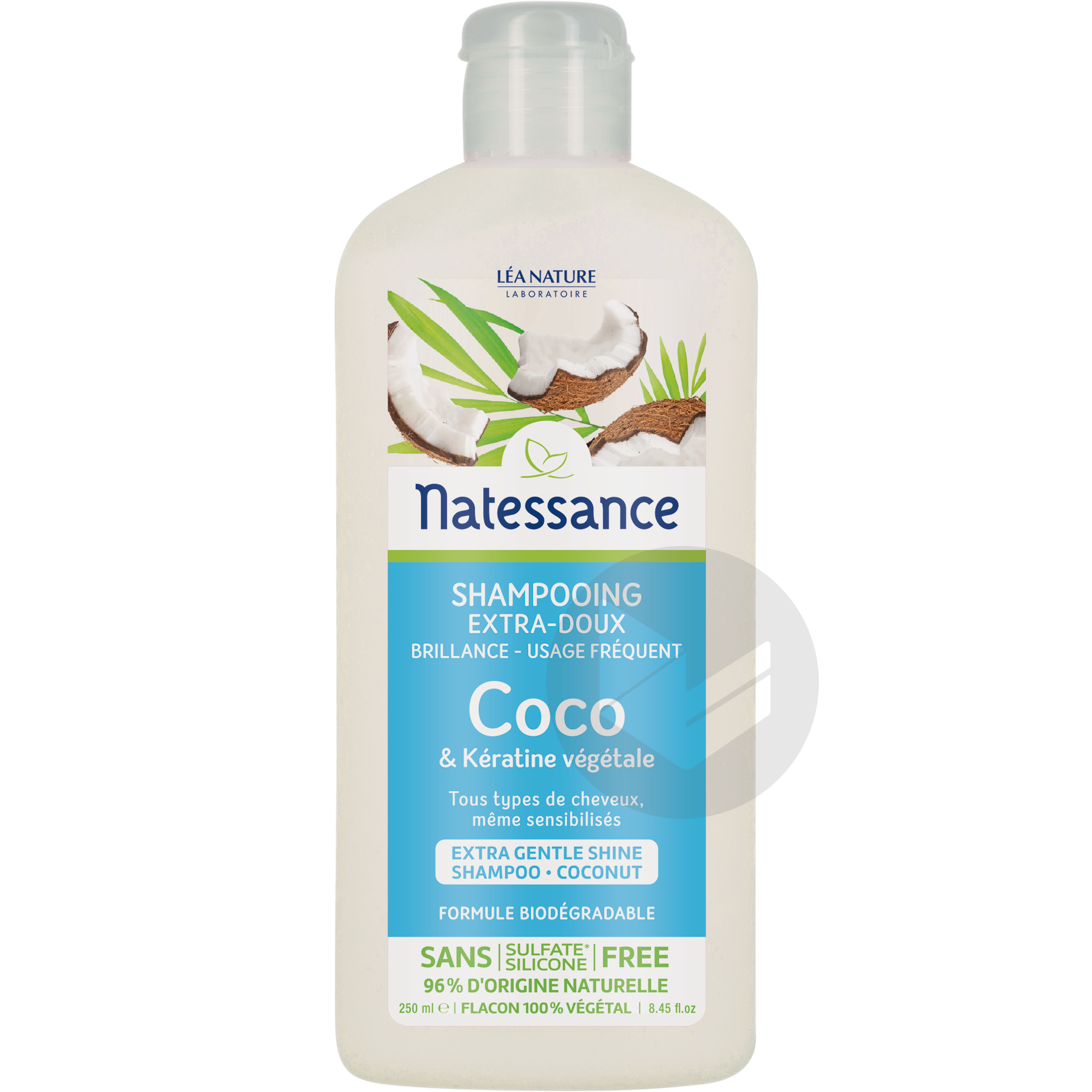 Shampooing Extra-doux-brillance - Coco & Kératine végétale - usage fréquent