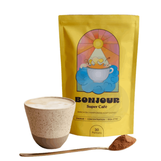 Bonjour Boisson Adaptogène Saveur Café 180g