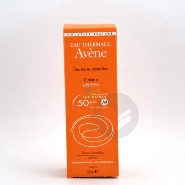 AVENE SOLAIRE SPF50+ Cr sans parfum très haute protection T/ 50ml