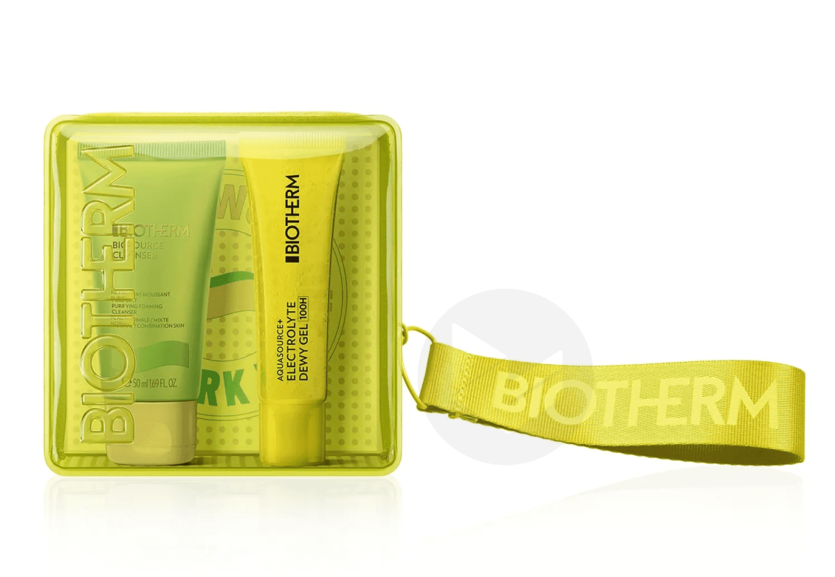 Nano Energy Coffret Electrolyte Gel Hydratant 30ml + Biosource Nettoyant Moussant Purifiant 50ml
