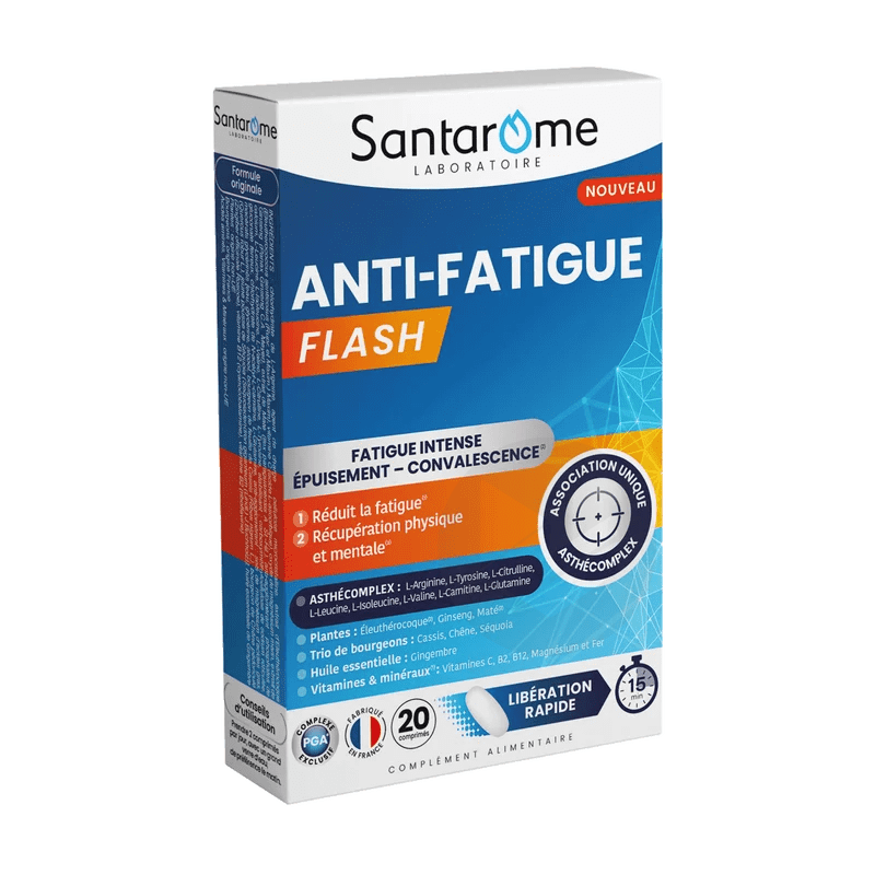 Anti-Fatigue Flash complexe PGA® 20 comprimés