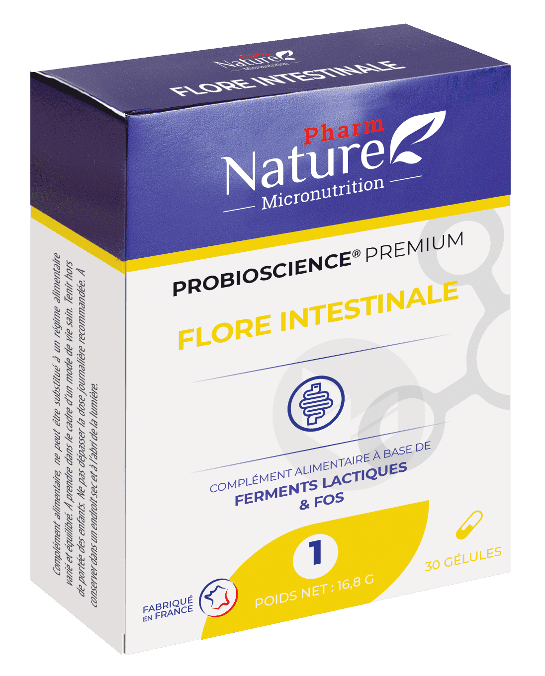 Probioscience® 1 – Flore intestinale 30 gélules