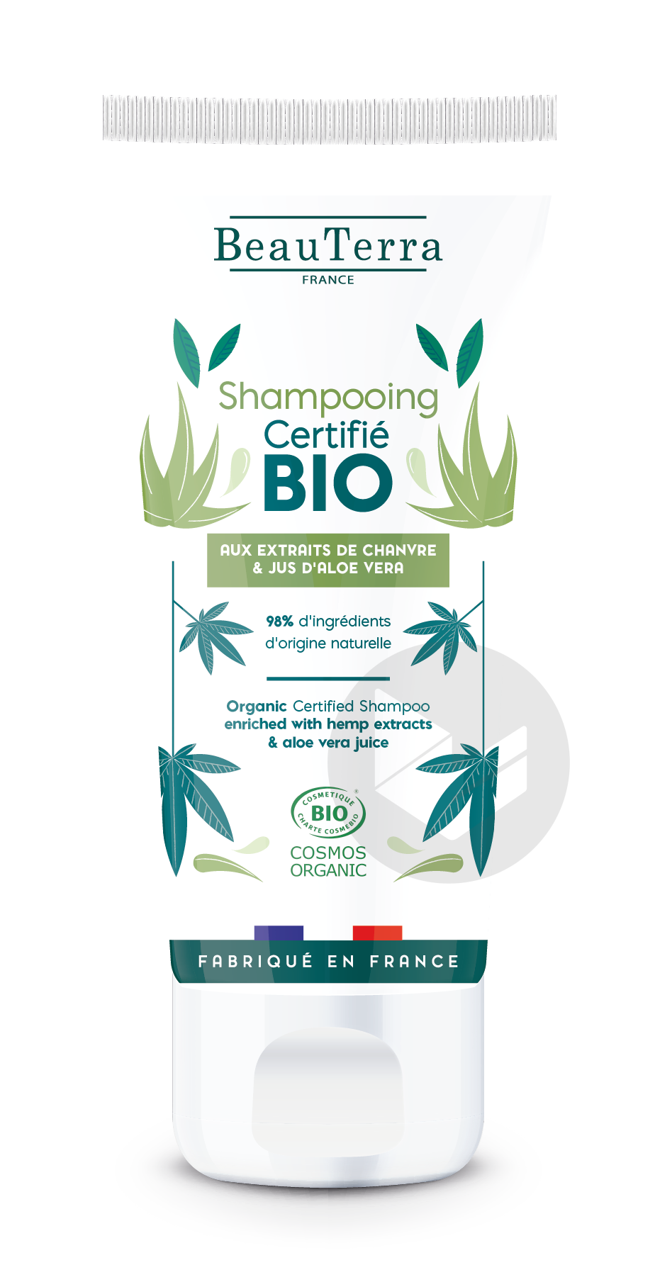 Shampooing bio Chanvre & Aloe - 75 ml