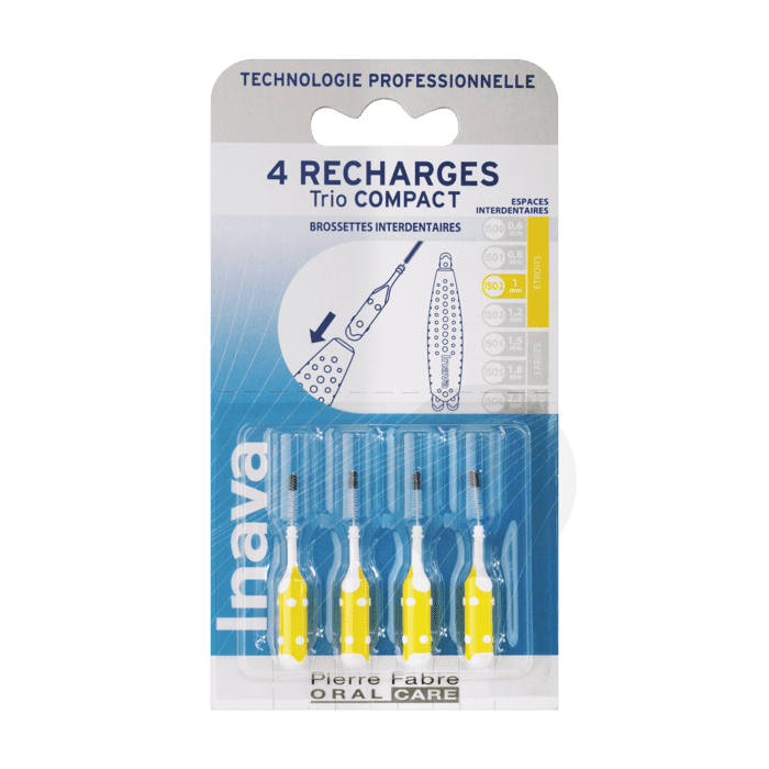 Recharge Jaune (Iso 2) Brossette Interdentaire