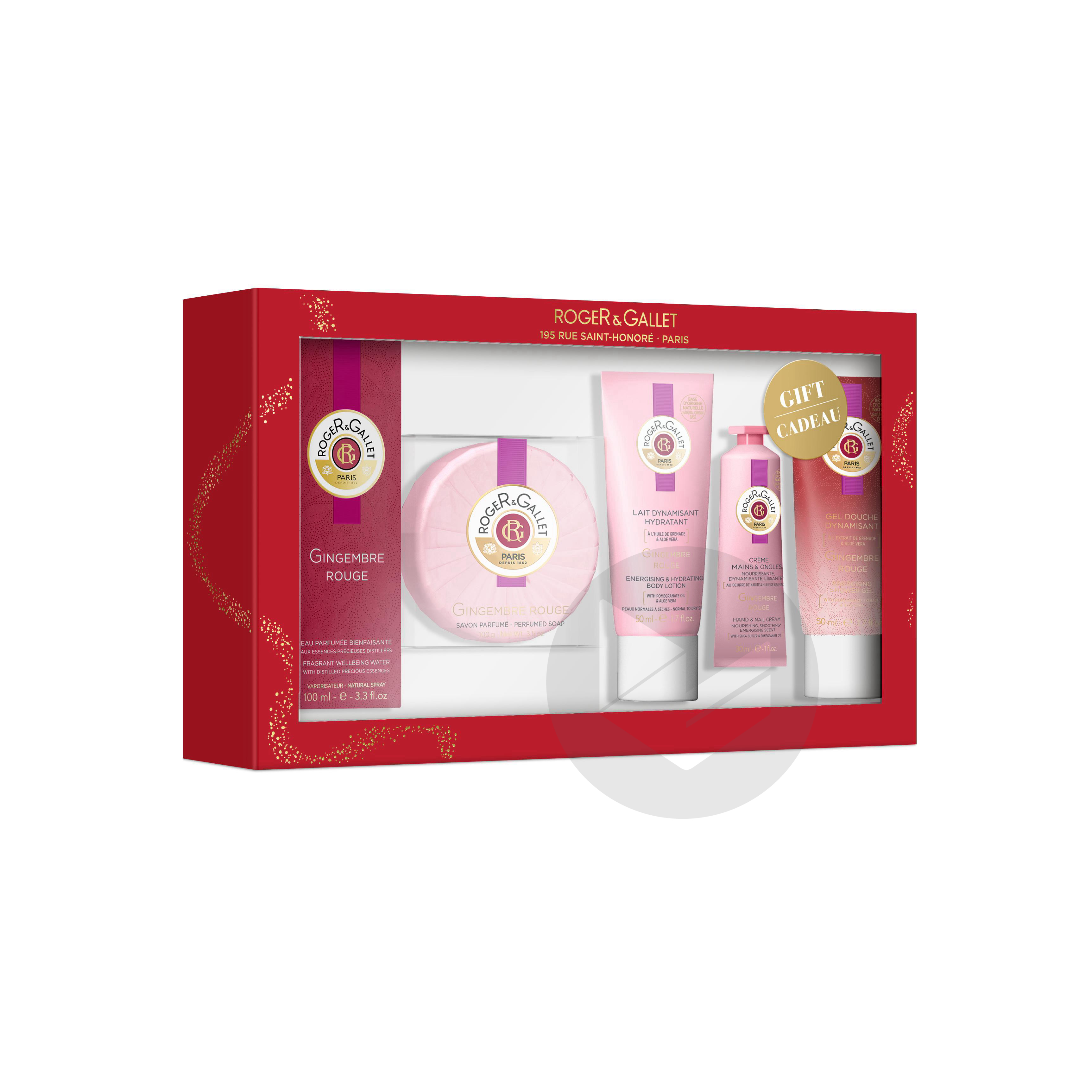 Gingembre Rouge Eau Fraîche Parfumée Bienfaisante Coffret rituel