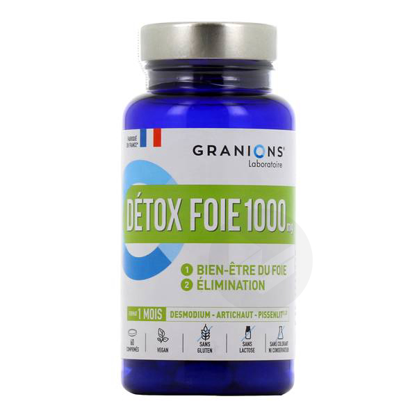 Détox Foie 1000 mg 60 comprimés