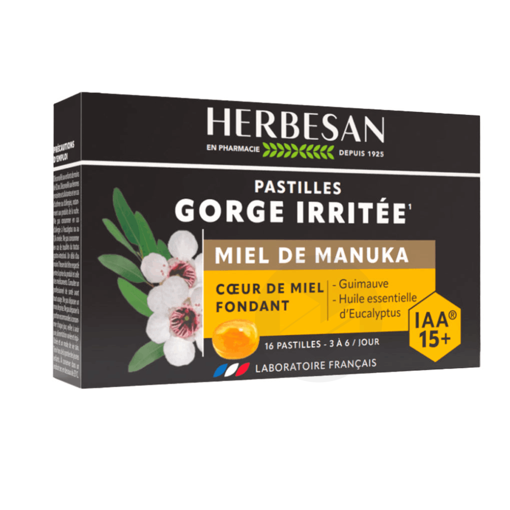 PASTILLES GORGE IRRITÉE x16
