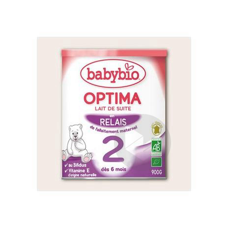BABYBIO OPTIMA 2 Lait pdre B/900g