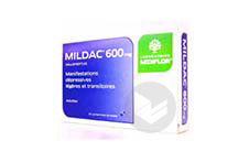 MILDAC 600 mg Comprimé enrobé (Plaquette de 15)