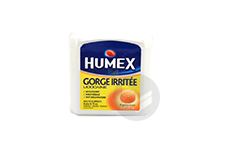 HUMEX lidocaïne Gomme or gorge irritée (Boîte de 30)
