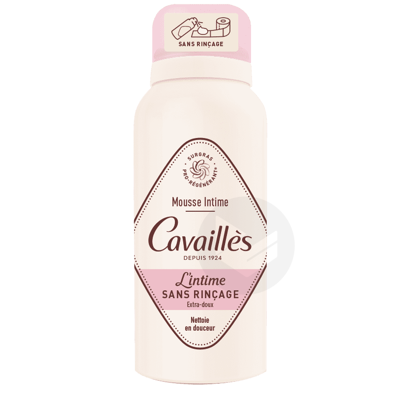 Mousse Intime sans rinçage Extra doux 100ml
