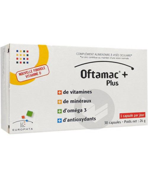 OFTAMAC + capsule visée oculaire 60 capsules