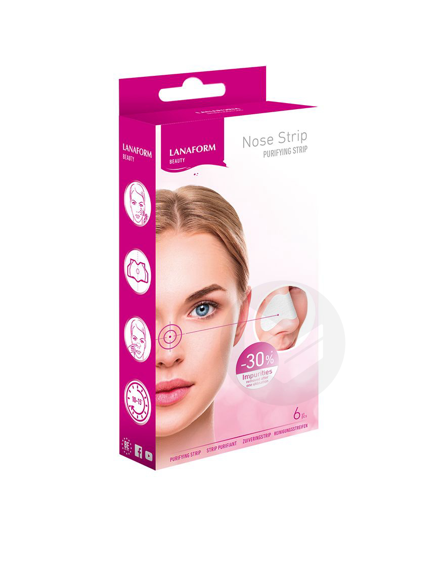 Nose Strip Patch anti-boutons x6