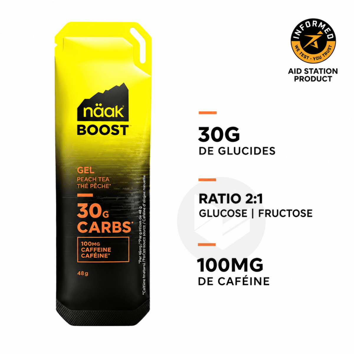 Boost Gel 30 Thé Pêche 48g