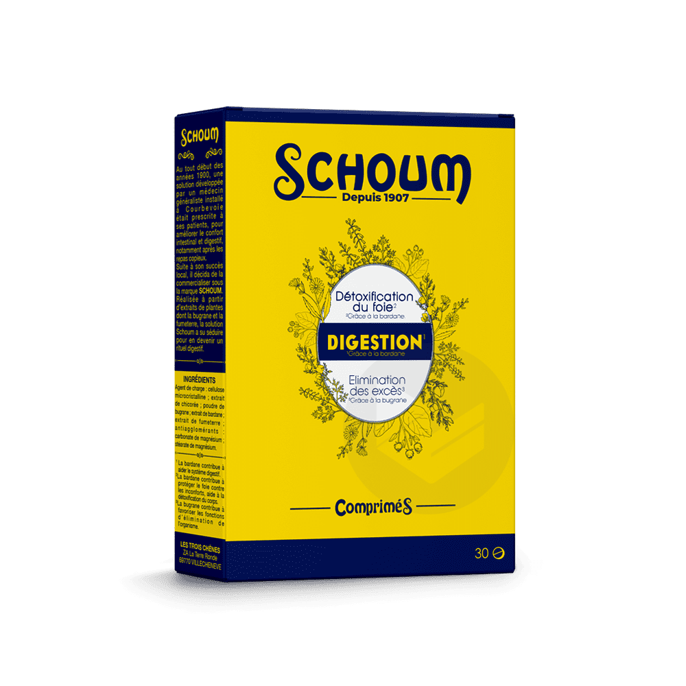 Schoum Digestion Comprimés x30