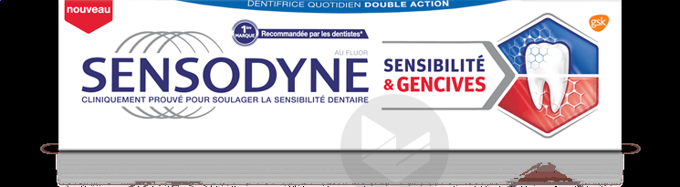 Dentifrice Sensibilité & Gencives Menthe Fraîche 2x75ml