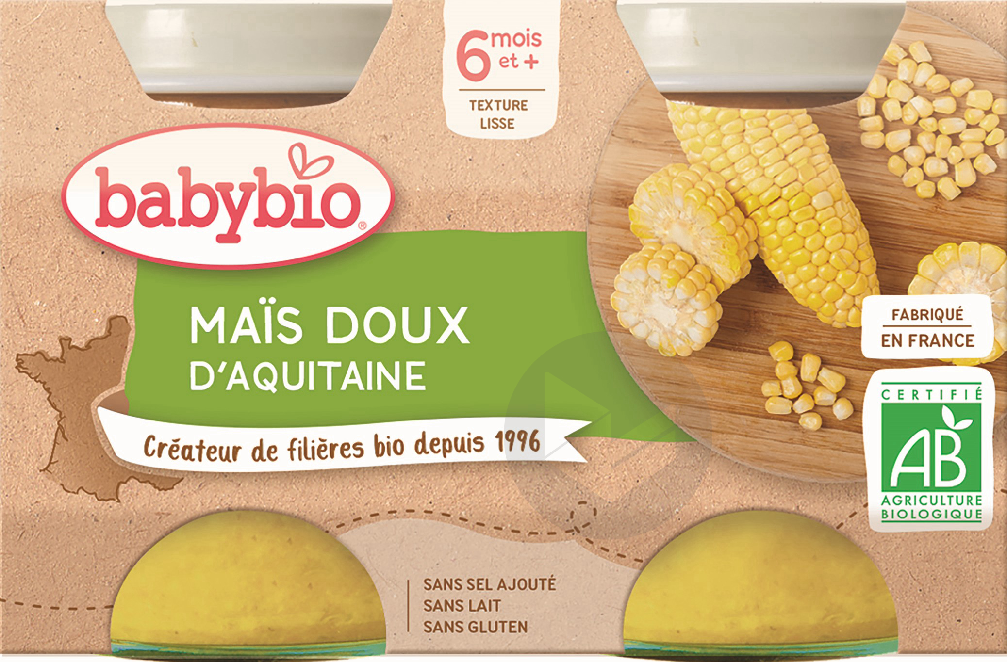 Maïs doux d'Aquitaine 2x130g