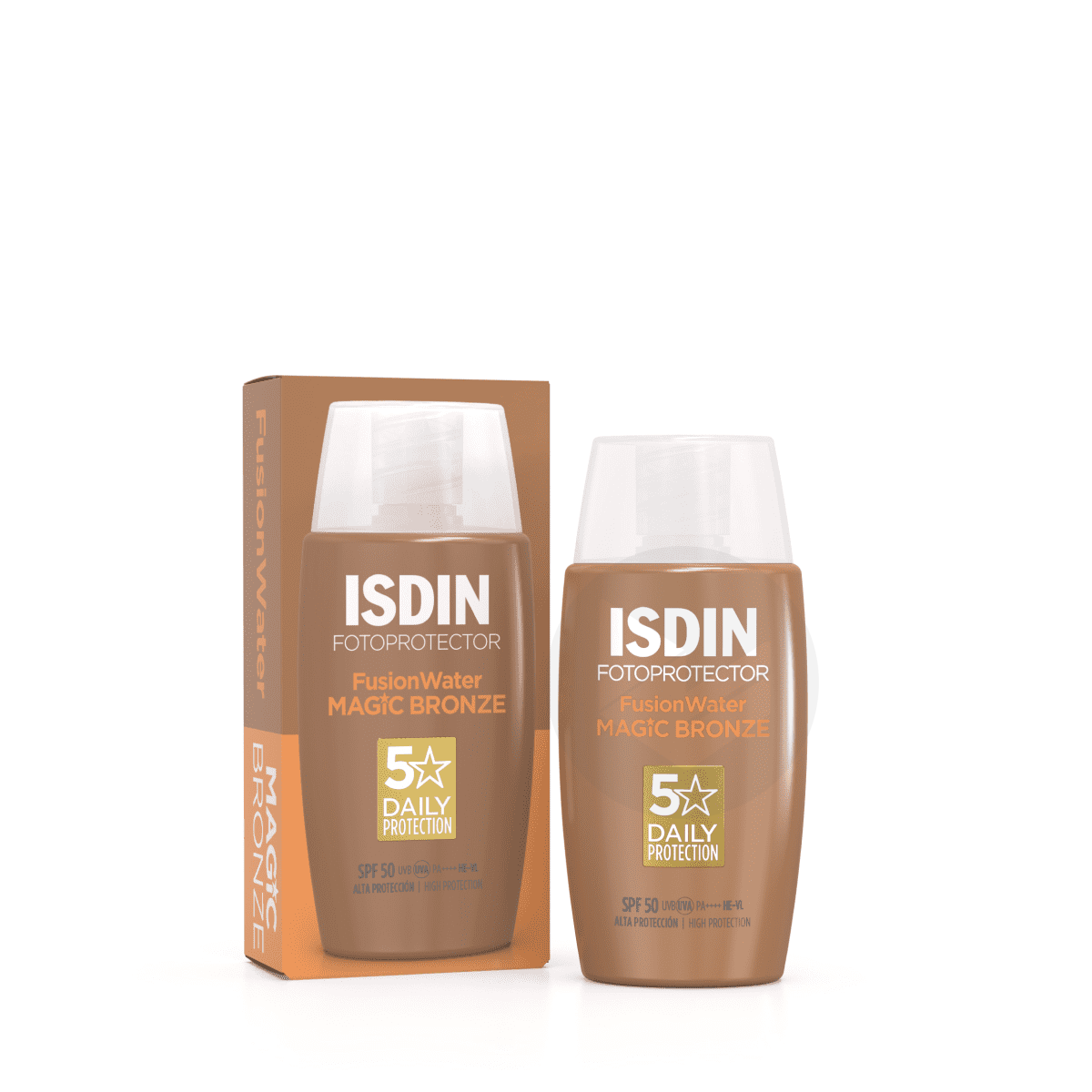 Fotoprotector Fusion Water MAGIC Bronze SPF50 50ml