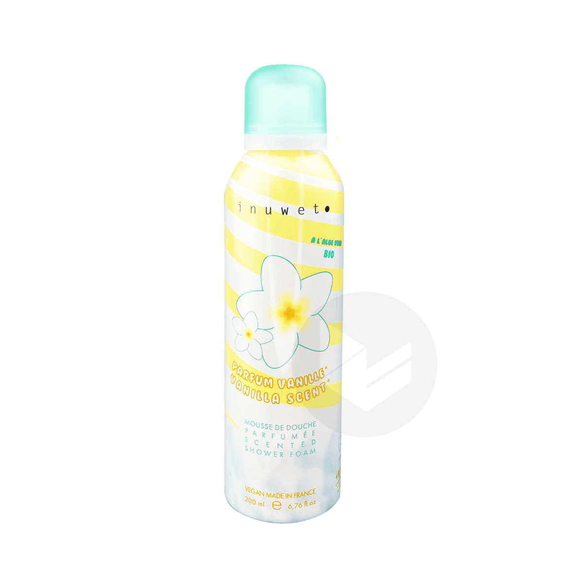 Mousse de douche blanche Vanille 200ml