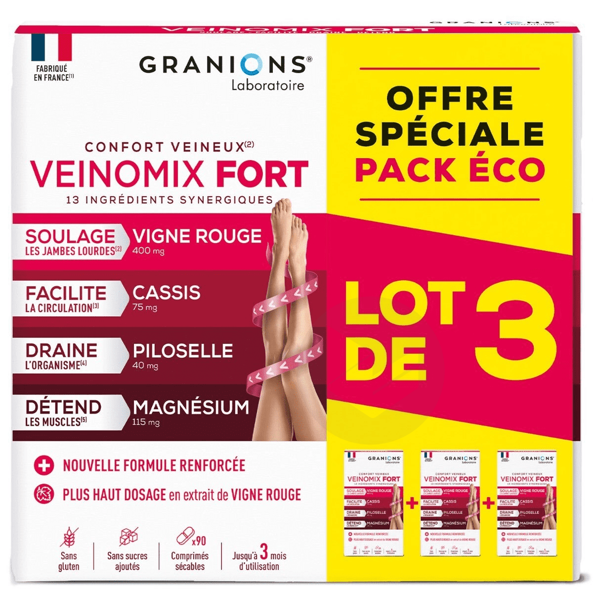 Veinomix fort 90 Comprimés