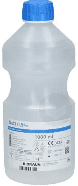 Solution Isotonique Ecotainer CaCL 0,9% B.Braun 1l