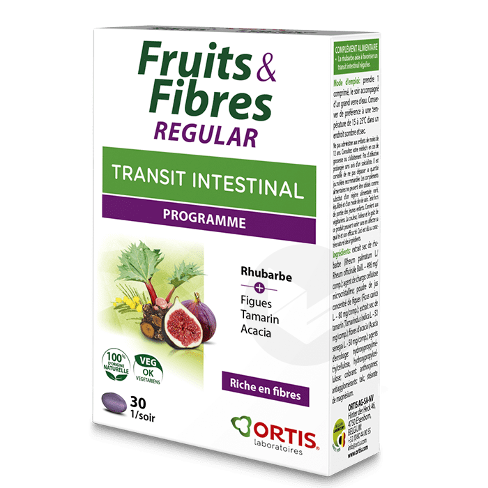 Fruits & Fibres Regular 30 comprimés