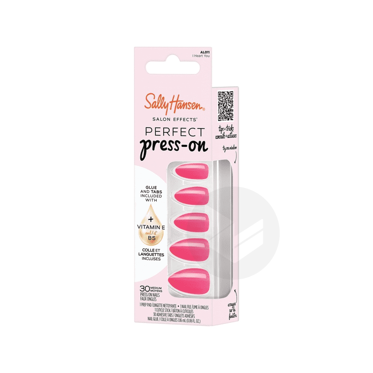 Faux Ongles Salon Effects Perfect Press On I HEART YOU