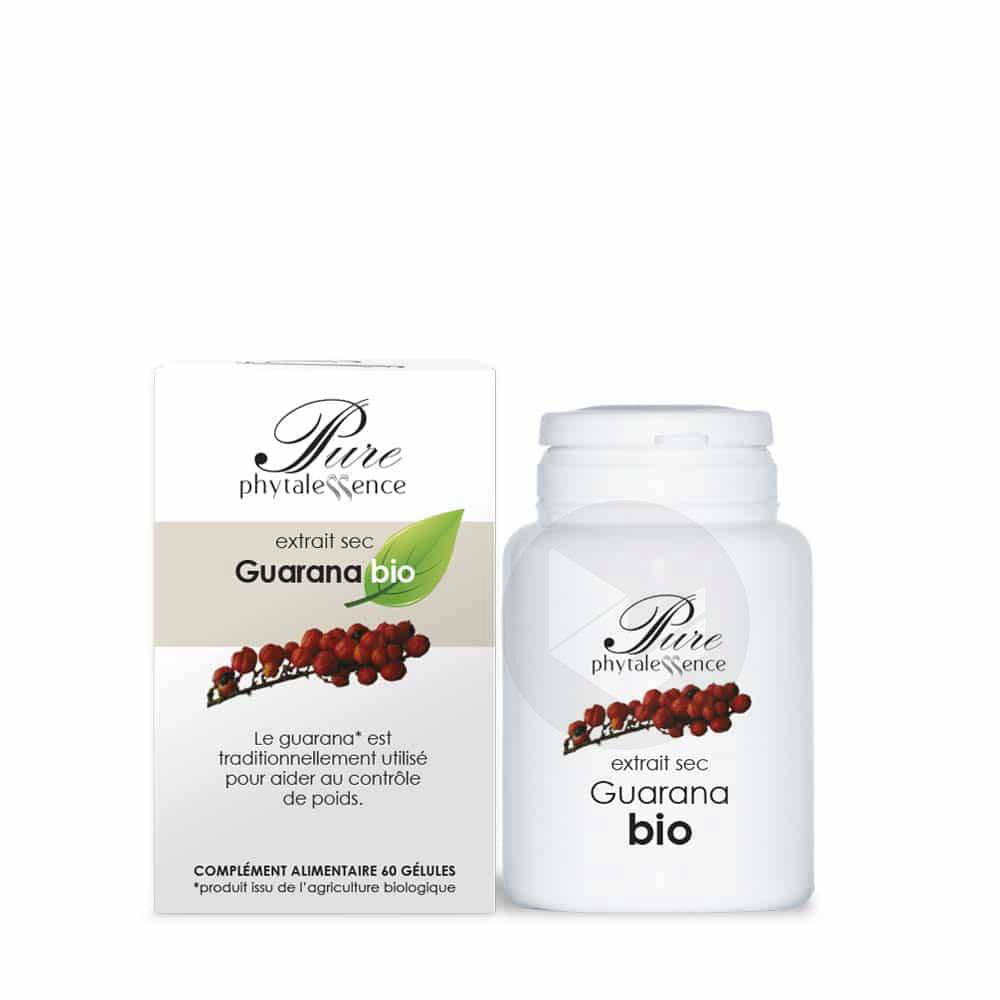 Pure guarana bio 60 gélules