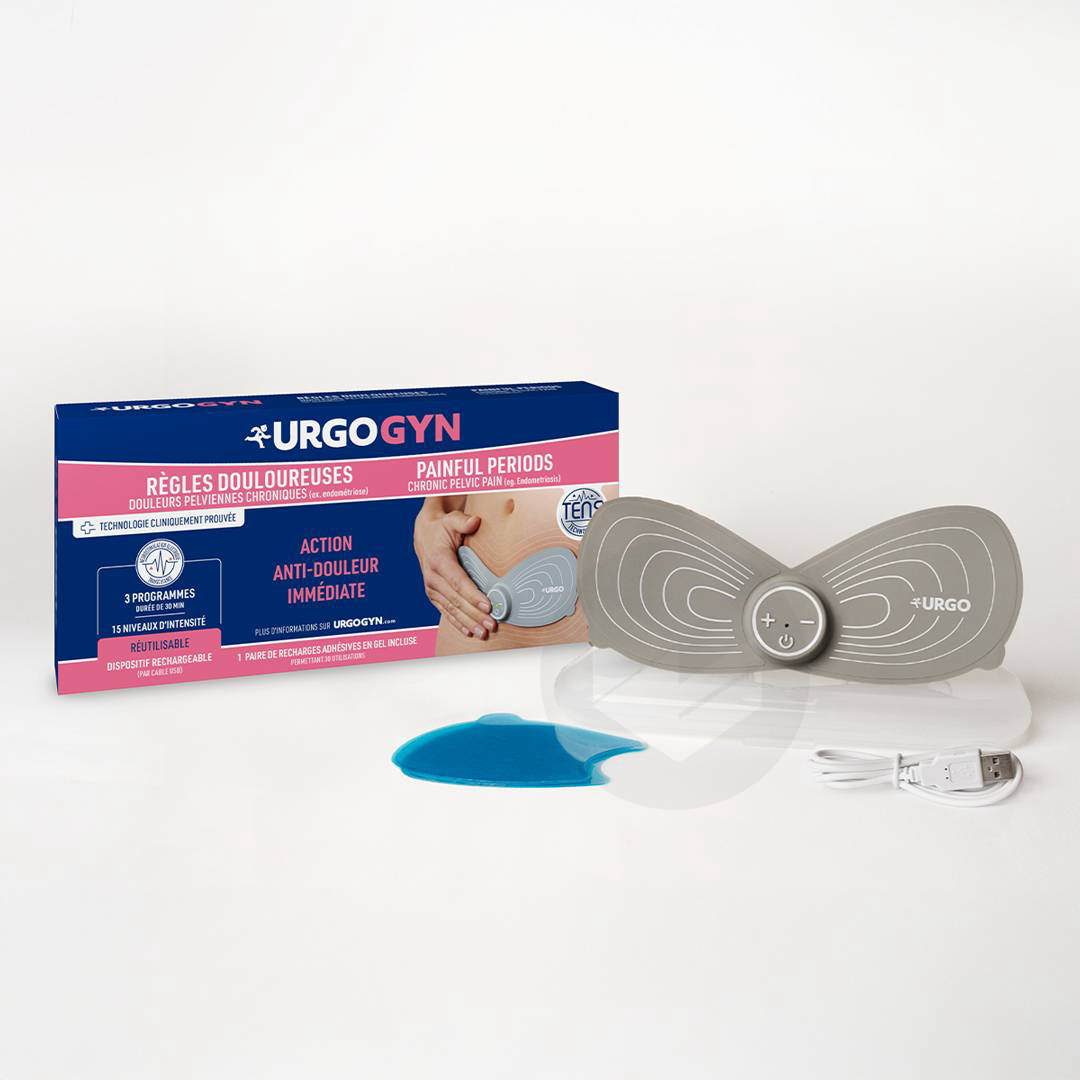 URGOGYN Patch d’électrothérapie règles douloureuses rechargeable