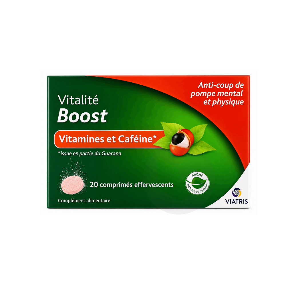 Vitalité Boost 20 Comprimés Effervescents