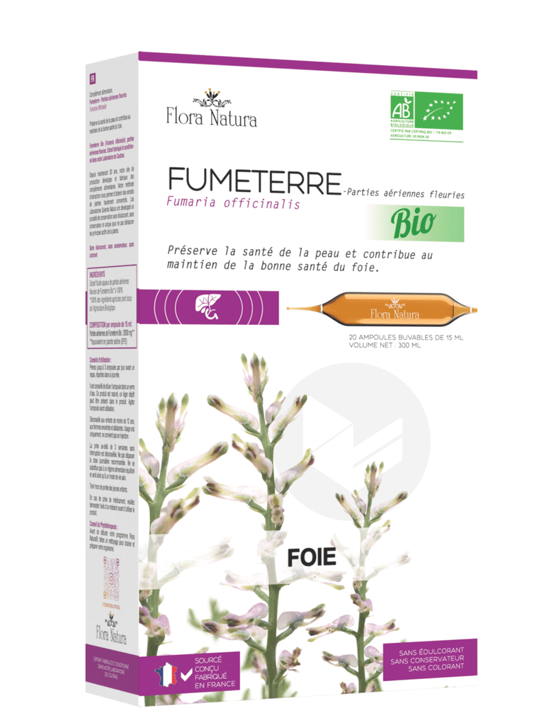 Fumeterre Bio 20 ampoules