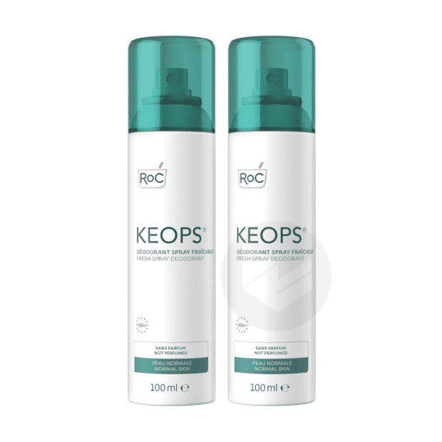Keops Duo Déodorants Spray Fraîcheur 2x100ml