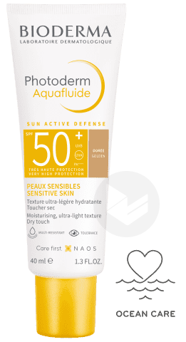 Photoderm Aquafluide SPF50+ dorée 40 ml