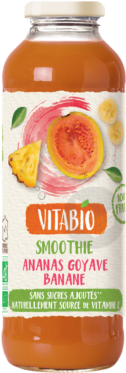 Smoothie Ananas Goyave Banane 50cl