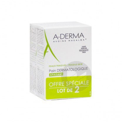 A-DERMA LES INDISPENSABLES Duo Pain dermatologique - 2x100g