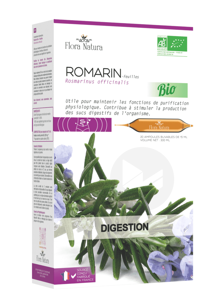 Romarin Bio 20 ampoules