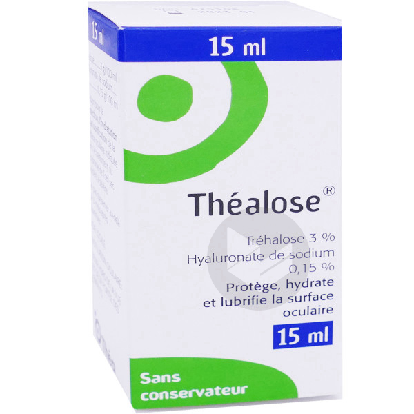 Théalose lubrifiant oculaire 15ml