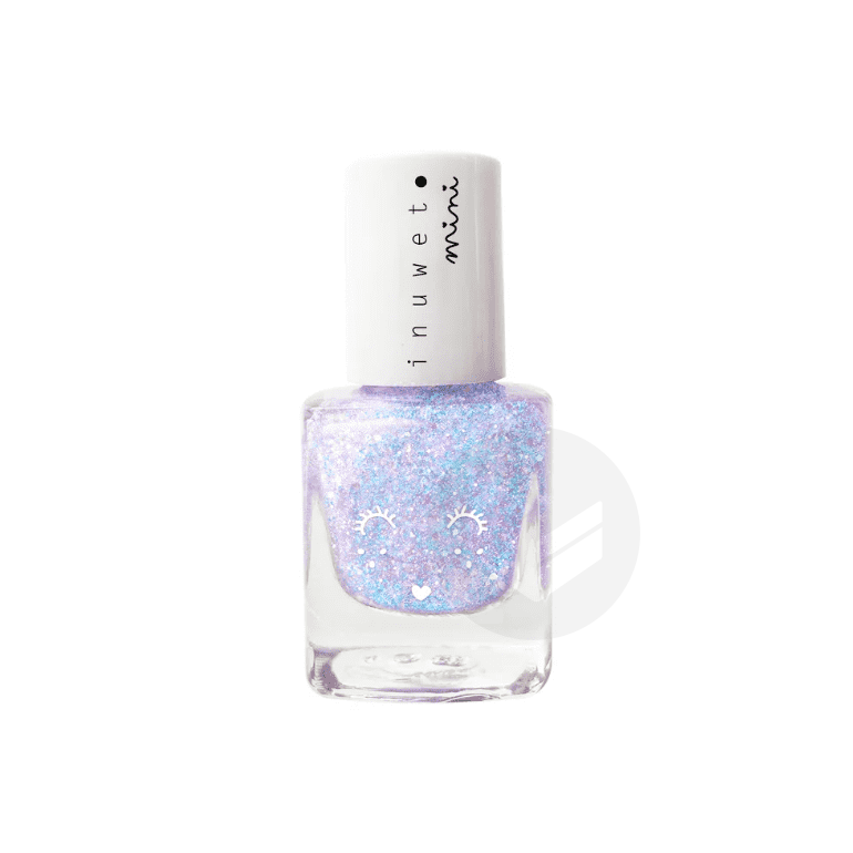 Vernis à l'eau bleu princesse parfum vanille 5ml