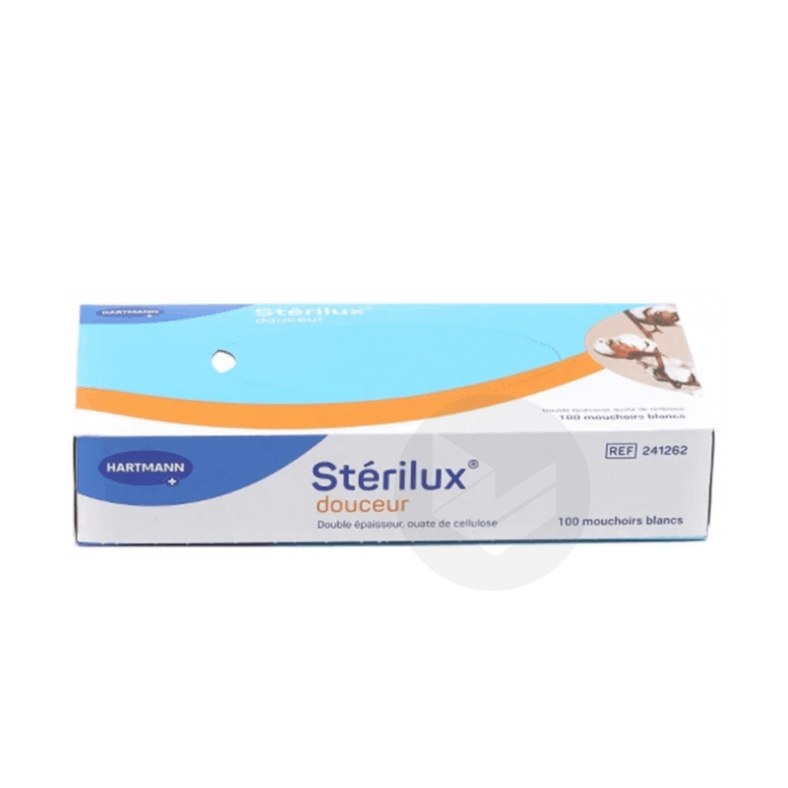 Sterilux Mouchoirs Blancs x10
