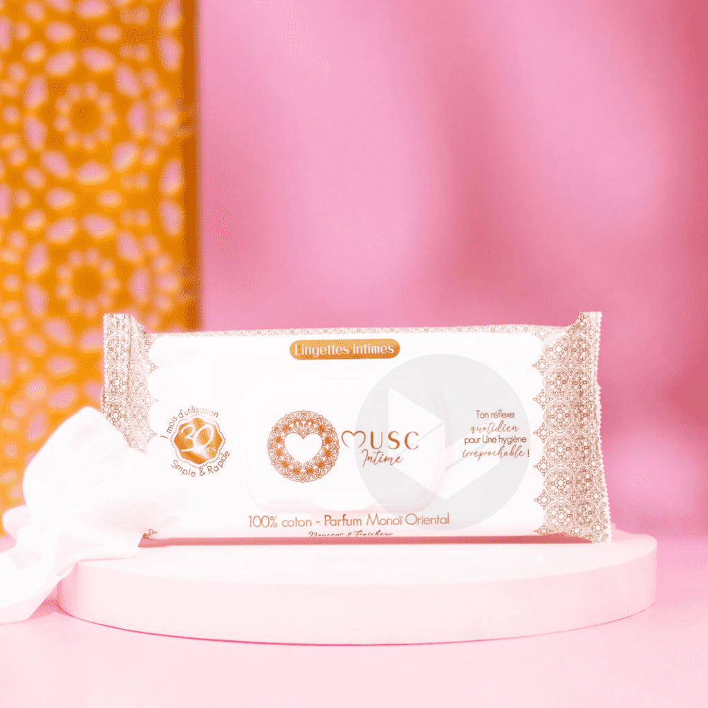 Lingettes Intimes Monoi Oriental La Rayonnante x30