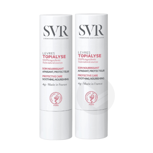 TOPIALYSE Stick Lèvres Soin Nourrissant 2x4g