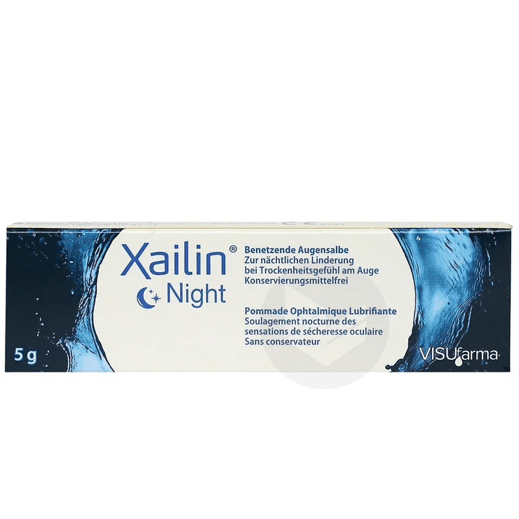Xailin Night pommade ophtalmique lubrifiante 5g