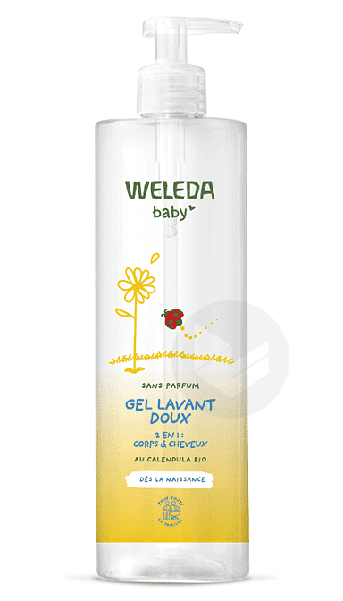 Gel lavant doux Calendula sans parfum 400ml