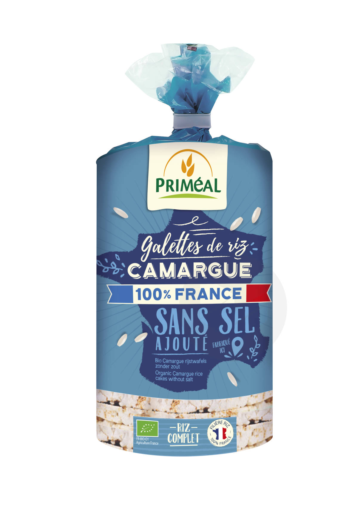 Galettes de riz Camargue sans sel bio 130g
