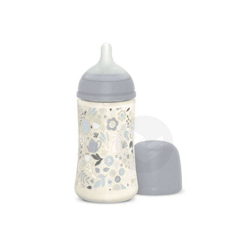 Biberon 270ml tétine SXPro M Wonderland Gris