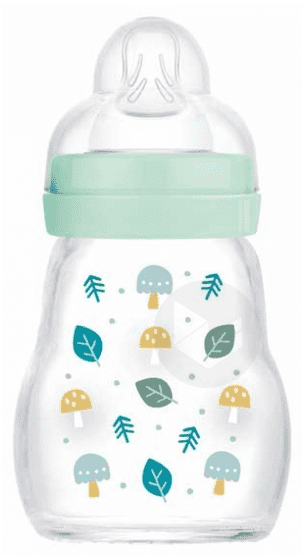 Biberon Verre Tétine Débit 1 Forêt 170ml