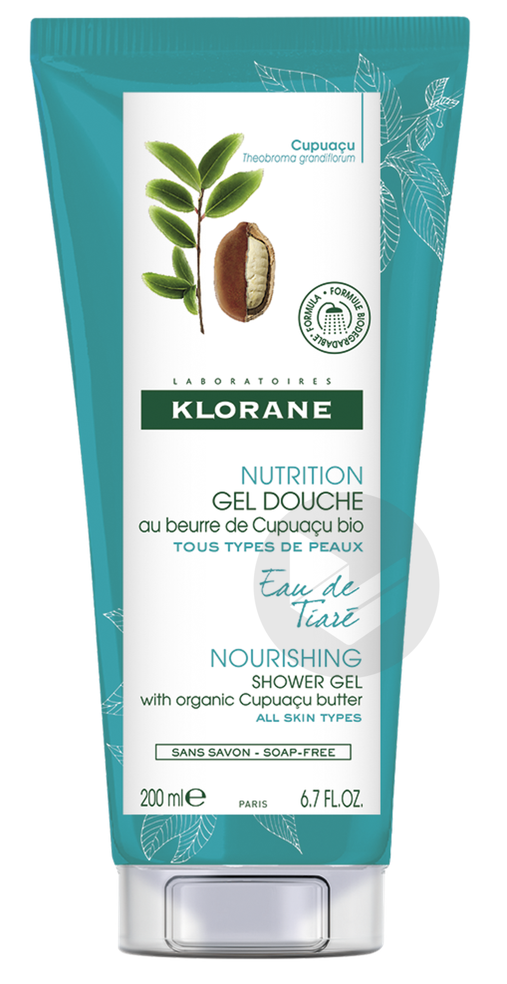 Gel douche Eau de Tiaré 200 ml