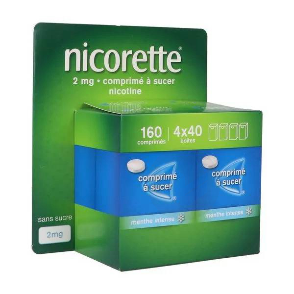 NICORETTE 2 mg, 160 comprimés à sucer