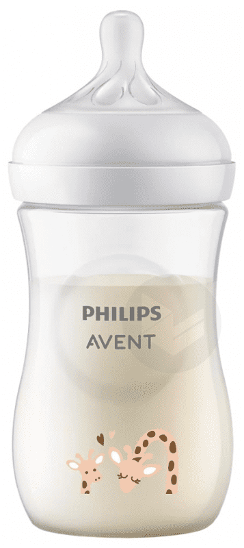 Biberon Natural Décor Girafe 260ml